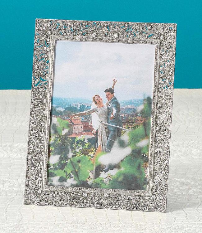 karen kane Silver Embellished Crystal Picture Frame Karen Kane