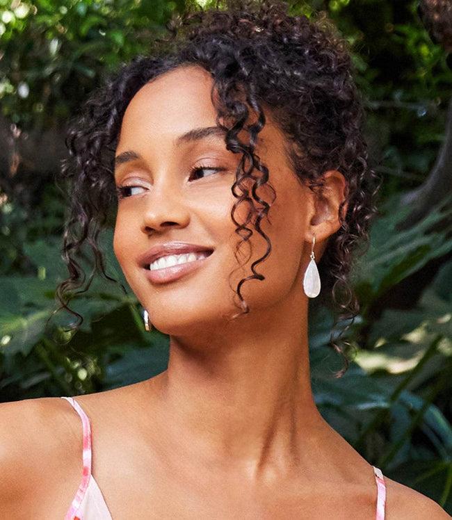 Karen Kane Silver Quartz Teardrop Earrings Karen Kane