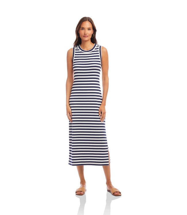 Karen Kane Stripe Stripe Midi Column Dress Karen Kane