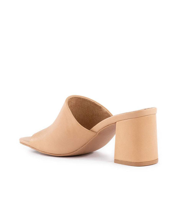Karen Kane Tan Adapt Leather Heel Sandals Karen Kane