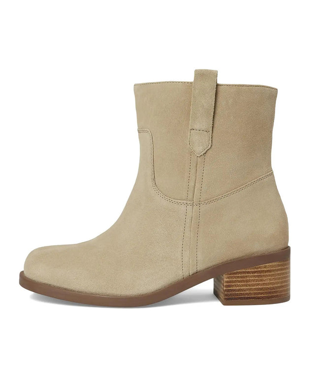 Karen Kane Taupe Seychelles Cozy Short Suede Riding Boots Karen Kane