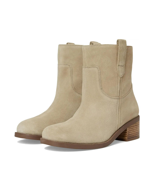 Karen Kane Taupe Seychelles Cozy Short Suede Riding Boots Karen Kane