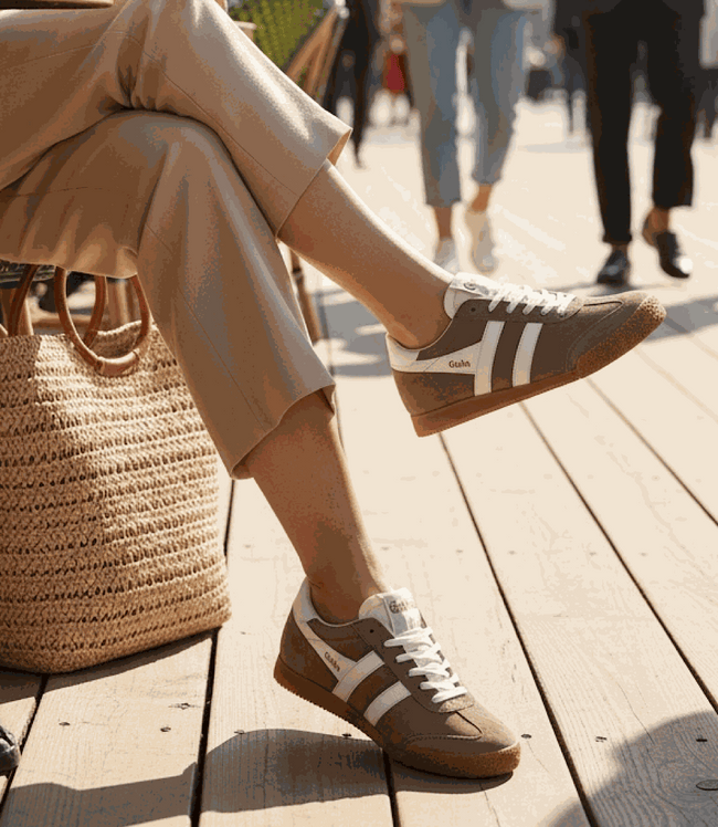 Karen Kane Tobacco Gola Elan Classic Sneakers Karen Kane