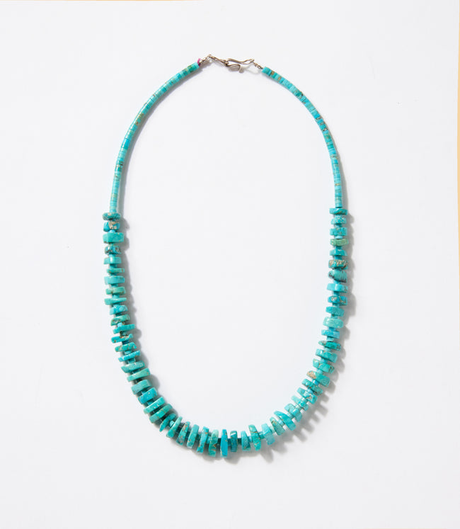 karen kane Turquoise Antique Beaded Turquoise Necklace Karen Kane