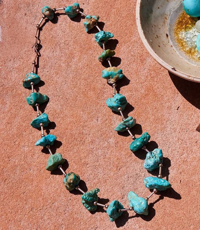 Karen Kane Turquoise Antique Turquoise Necklace Karen Kane