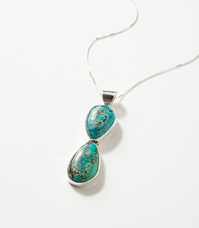 karen kane Turquoise Bao Canyon Turquoise Pendant Necklace Karen Kane