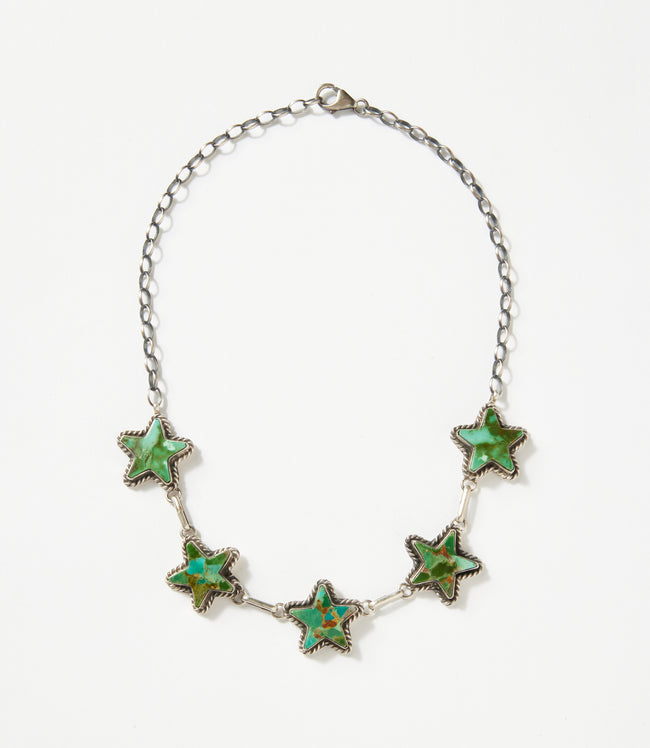 Karen Kane Turquoise Five Star Turquoise Necklace Karen Kane