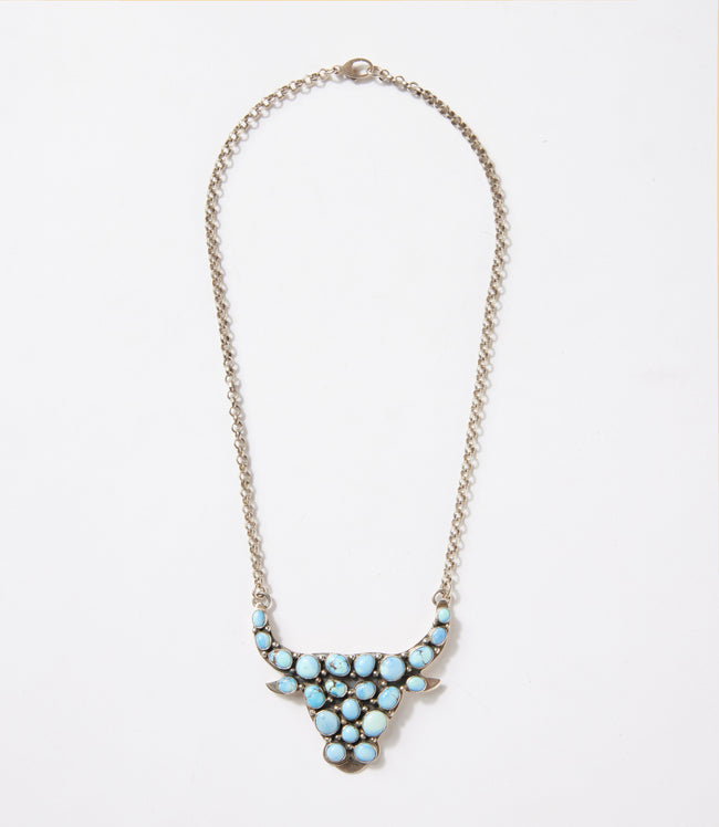 Karen Kane Turquoise Golden Hill Longhorn Turquoise Pendant Necklace Karen Kane