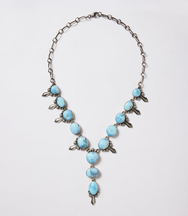 Karen Kane Turquoise Golden Hill Turquoise Lariat Necklace Karen Kane