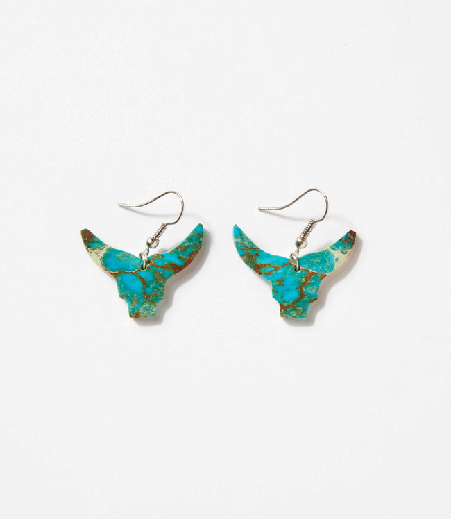 Karen Kane Turquoise Longhorn Turquoise Earrings Karen Kane