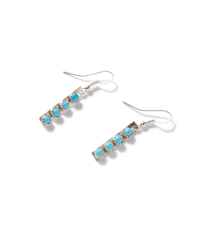 Karen Kane Turquoise Turquoise Bar Dangle Earrings Karen Kane