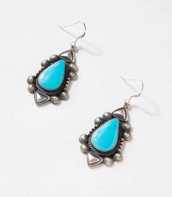 Karen Kane Turquoise Turquoise Stone Lariat Necklace And Earrings Set Karen Kane