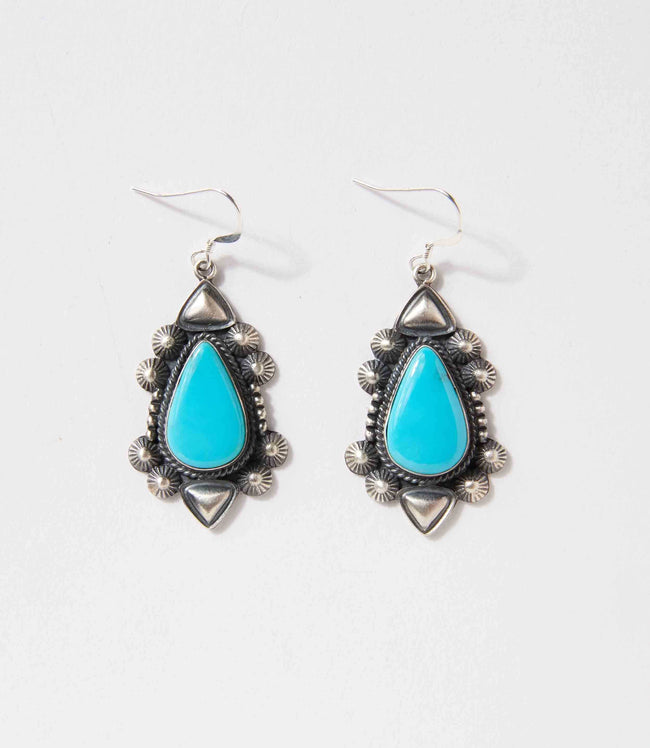 Karen Kane Turquoise Turquoise Stone Lariat Necklace And Earrings Set Karen Kane