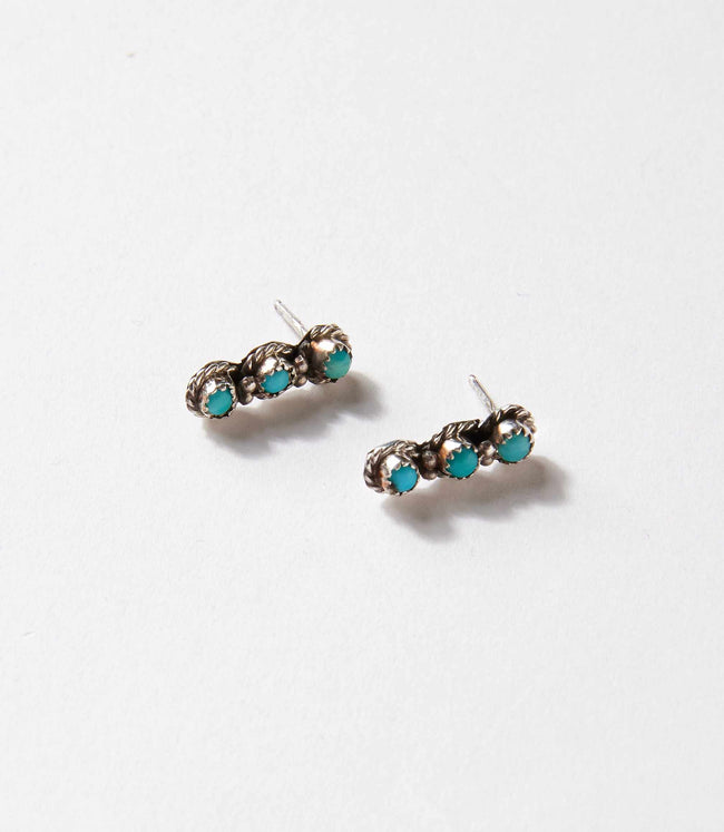 Karen Kane Turquoise Turquoise Triple Dangle Earrings Karen Kane