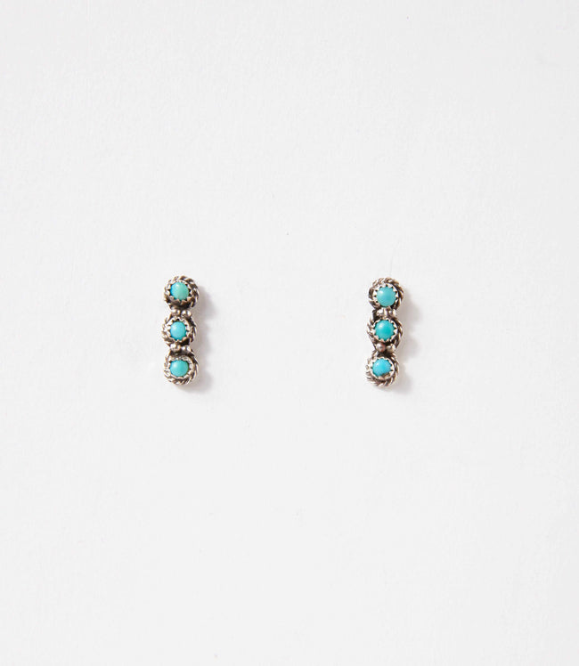 Karen Kane Turquoise Turquoise Triple Dangle Earrings Karen Kane