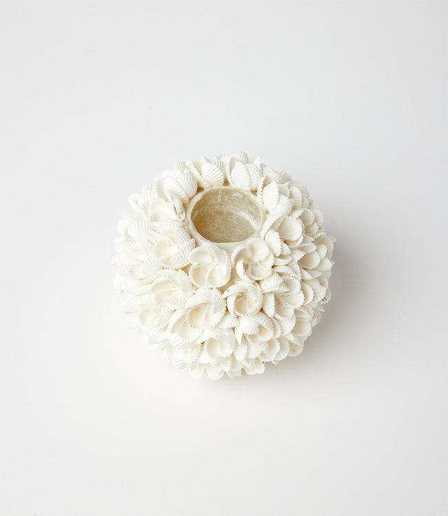 Karen Kane White Oahu Seashell Candleholder Karen Kane