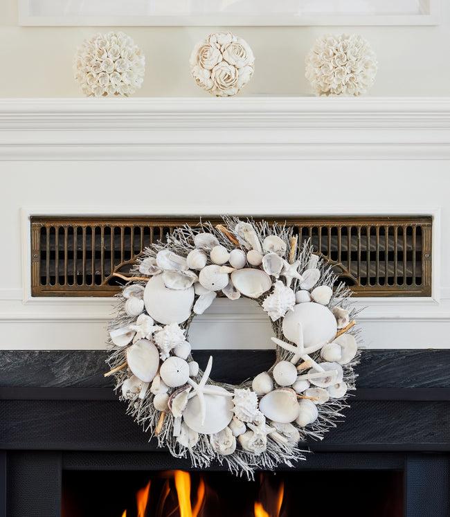 Karen Kane White Oahu Seashell Candleholder Karen Kane