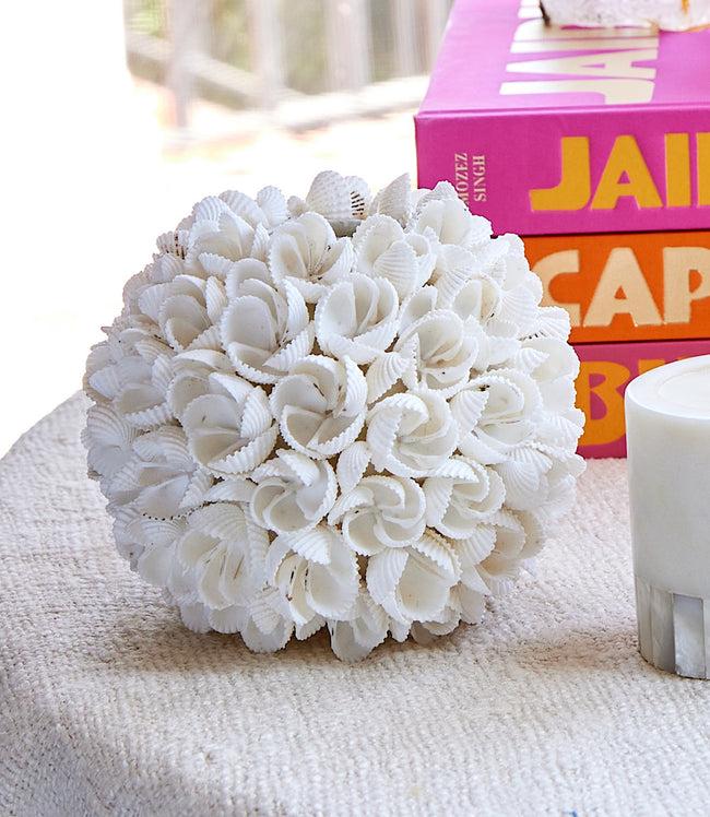 karen kane White Oahu Seashell Candleholder Karen Kane