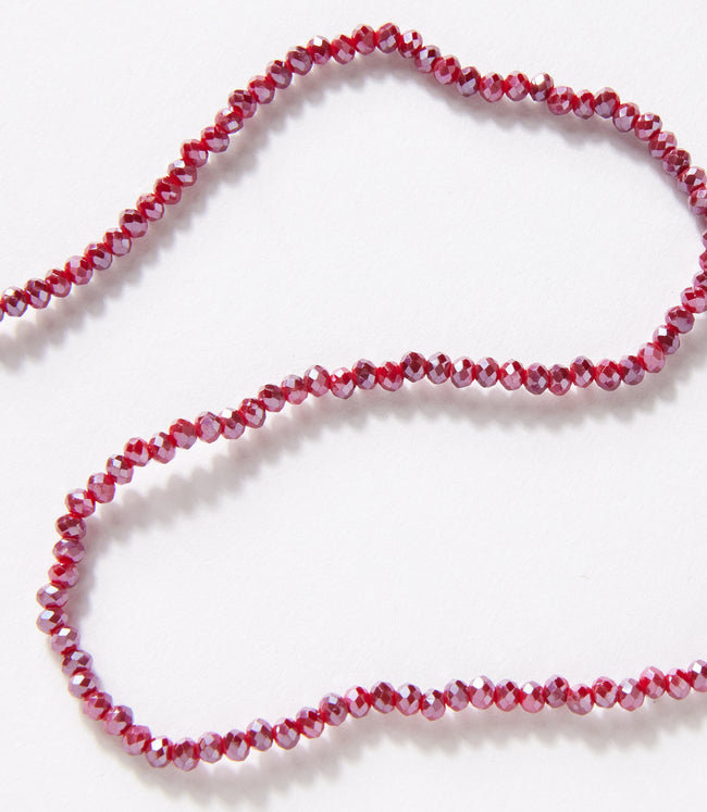 Karen Kane Wine Crystal Beaded Stretch Bracelet Karen Kane