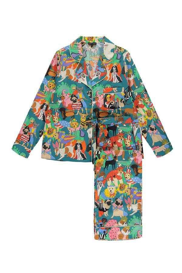 karen mabon Fancy Dress Dogs Organic Cotton Pyjama Set