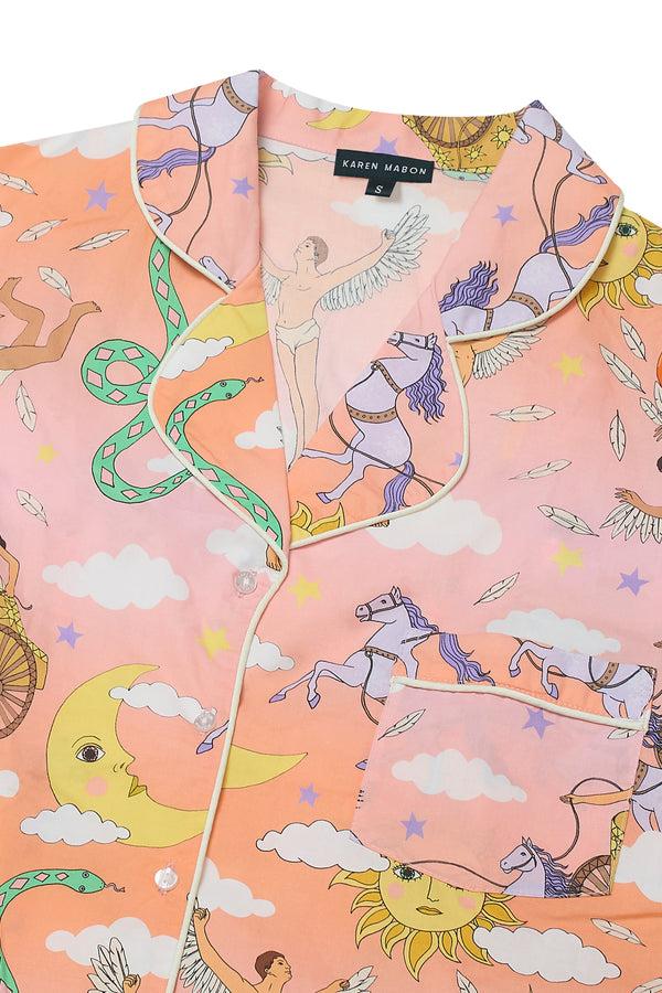Karen Mabon Greek Mythology Sunset Cotton Pyjama Set