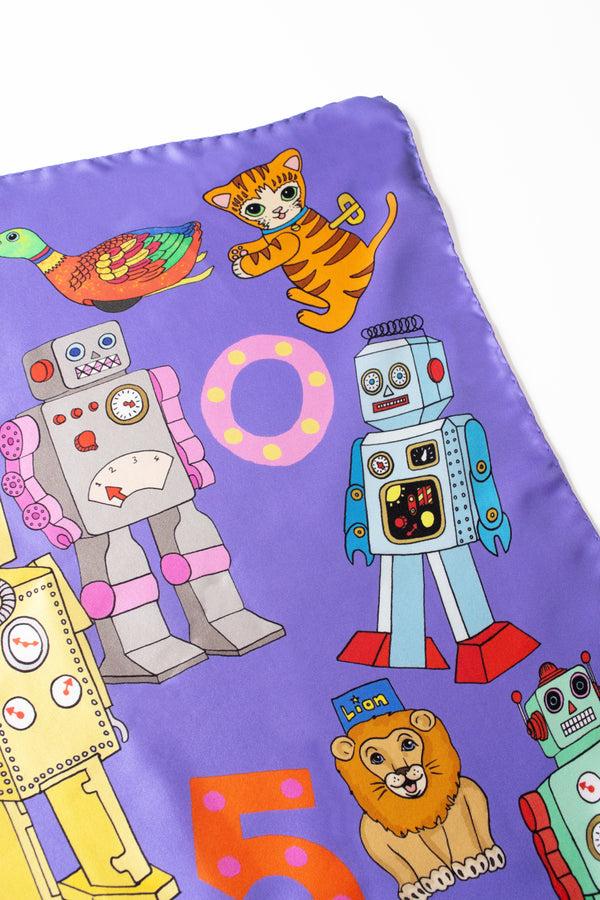 Karen Mabon 2025 Calendar Silk Scarf