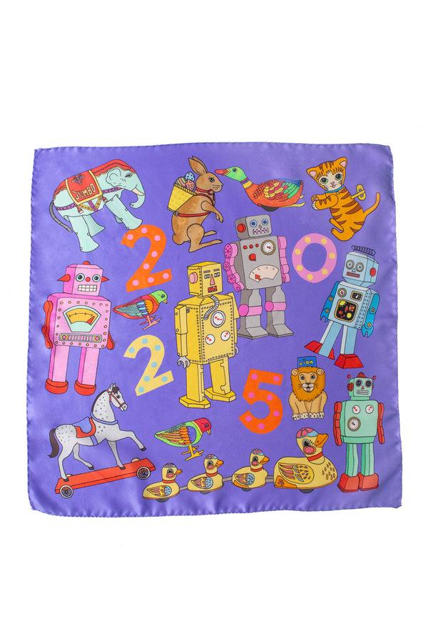 karen mabon 2025 Calendar Silk Scarf