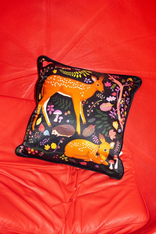 Karen Mabon Flora And Fawns Cushion Cover