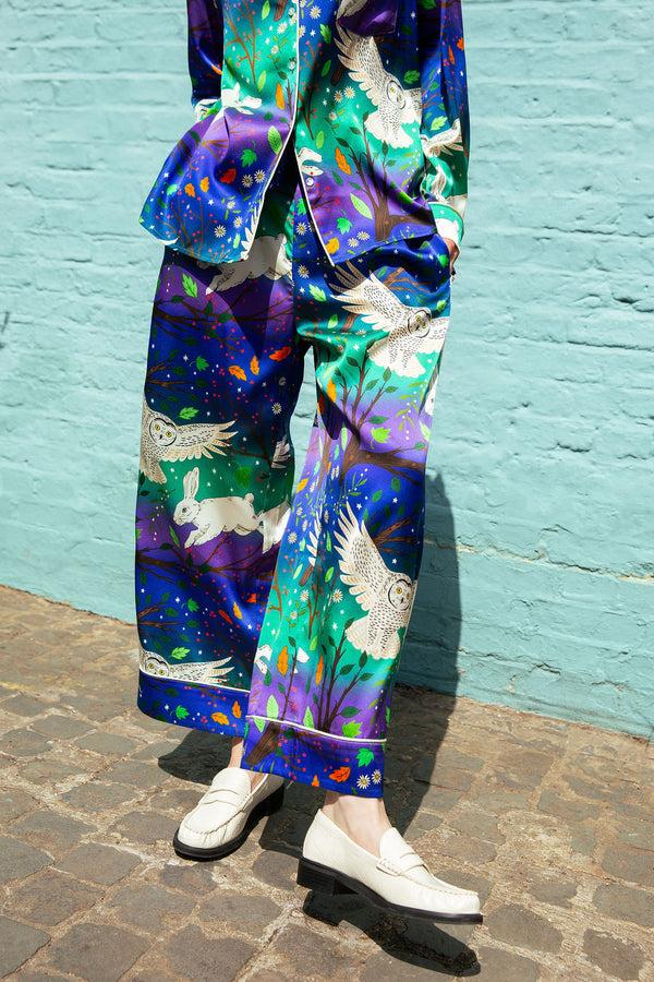 Karen Mabon Northern Lights Silk Pyjama Set