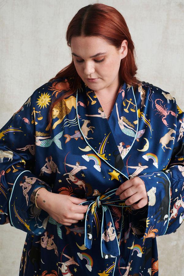 Karen Mabon Zodiac Silk Robe