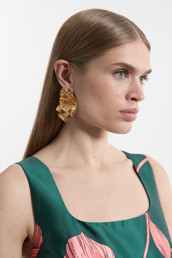 Karen Millen Floral Jacquard Twill Corseted Woven Maxi Dress Floral