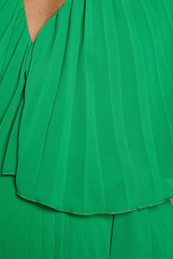 Karen Millen Maternity Pleat Wrap Dress Green