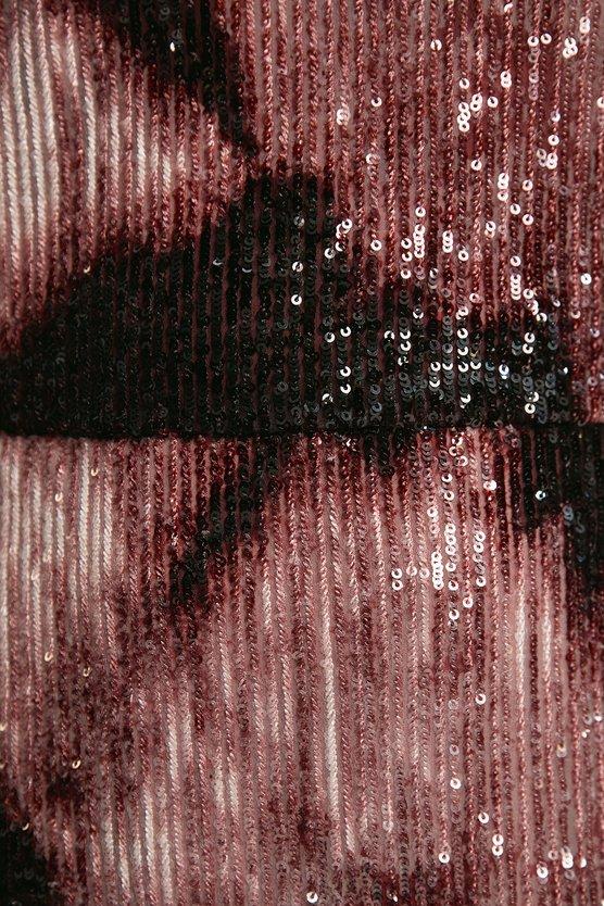 Karen Millen Ombre Sequin Woven Midi Dress Multi