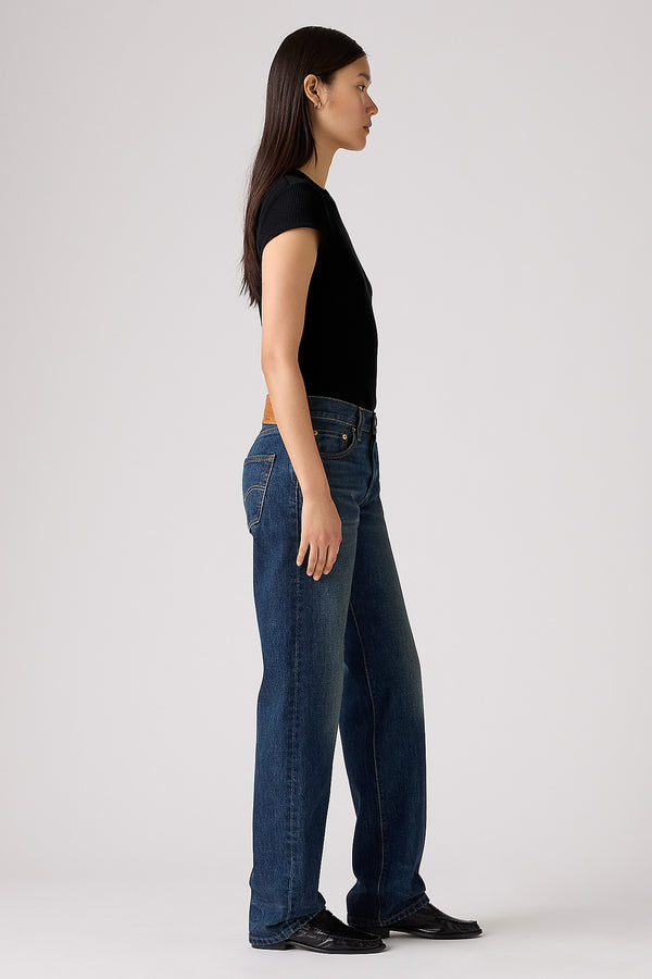 Karen Walker 501 '90s Slevedge Jeans Educate In Arts Dark Wash