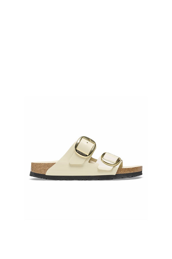 Karen Walker Arizona Big Buckle High Shine Regular Fit Ecru