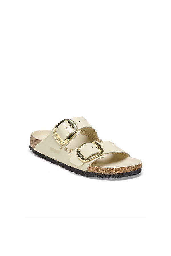 Karen Walker Arizona Big Buckle High Shine Regular Fit Ecru