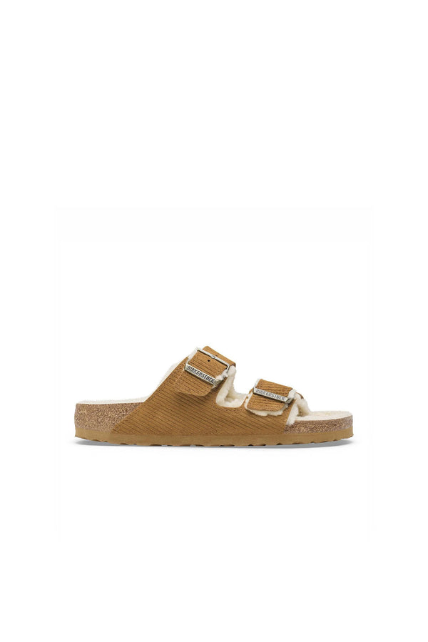 karen walker Arizona Corduroy Teddy Shearling Regular Fit Cork Brown