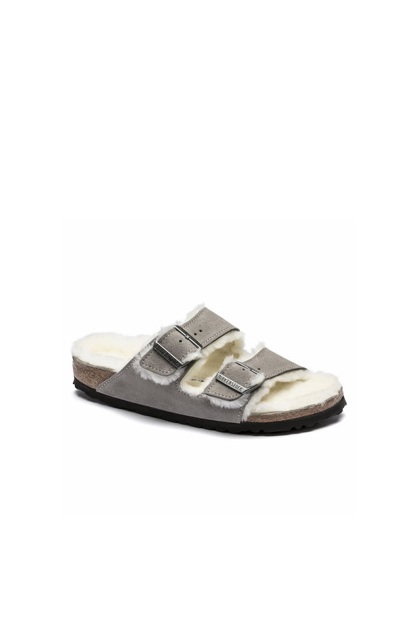 Karen Walker Arizona Shearling Regular Fit Stone Coin