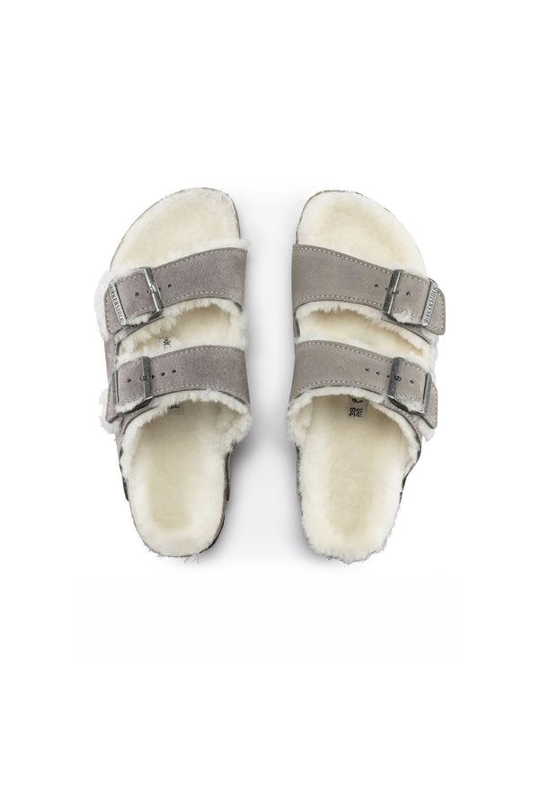 Karen Walker Arizona Shearling Regular Fit Stone Coin