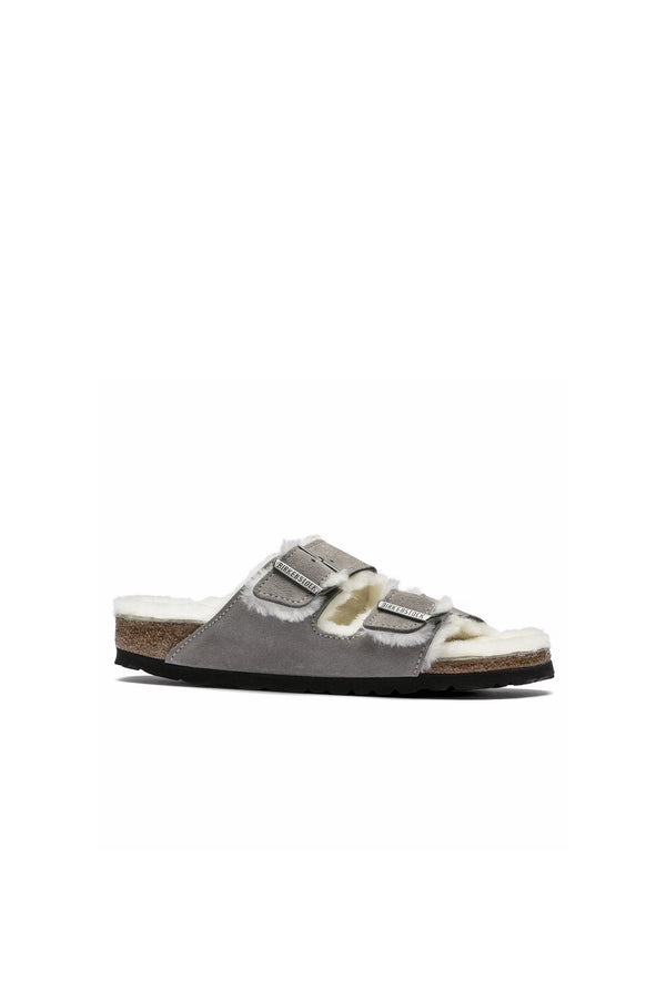 karen walker Arizona Shearling Regular Fit Stone Coin