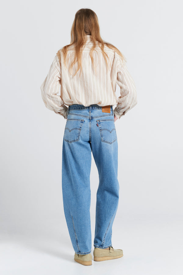 Karen Walker Baggy Dad Barrel Jeans Easy Days Barrel Blue