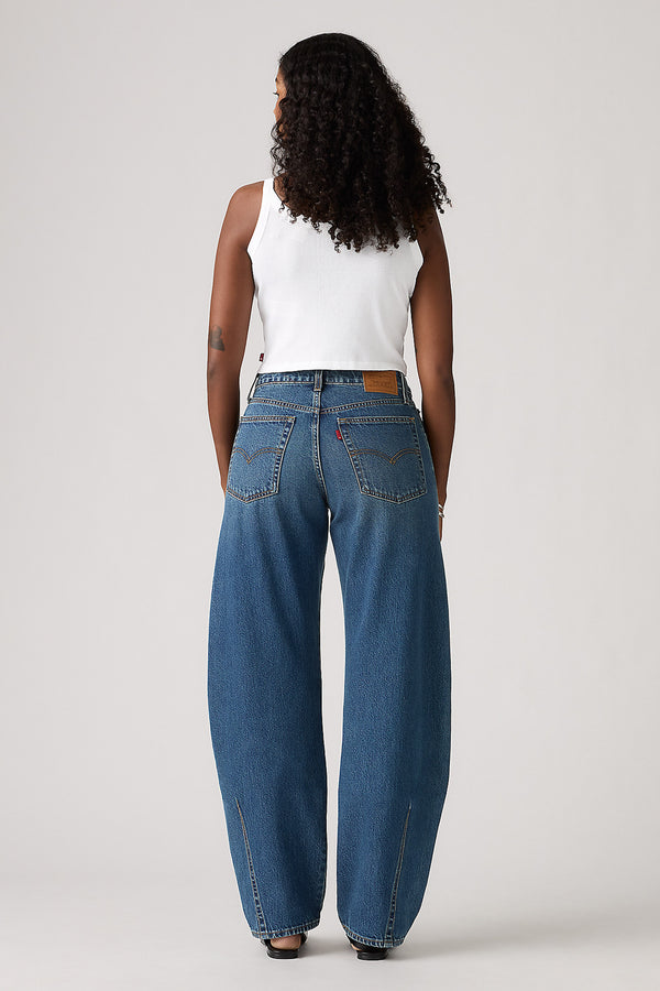 Karen Walker Baggy Dad Barrel Jeans Most Wanted Blue