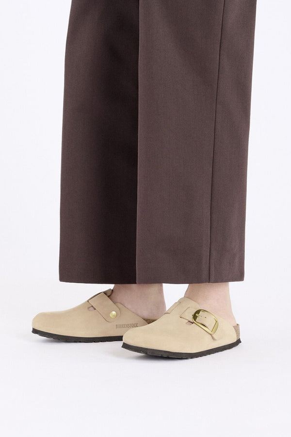 Karen Walker Boston Big Buckle Nubuck Regular Fit Sandcastle