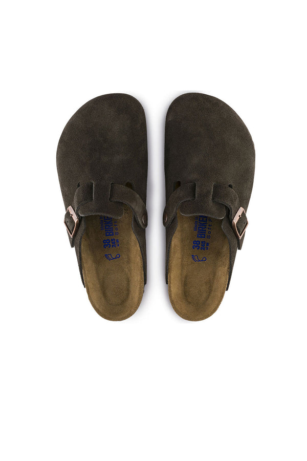 Karen Walker Boston SFB Suede Leather Regular Fit Mocha