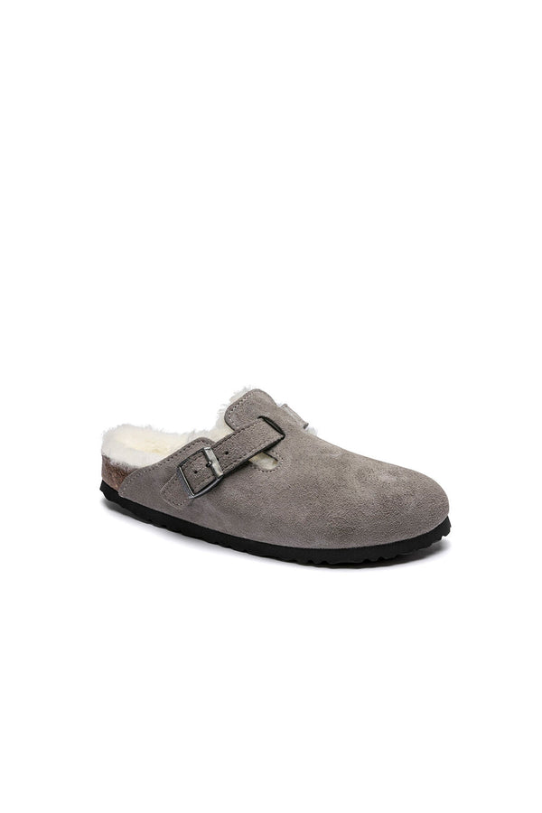 Karen Walker Boston Shearling Regular Fit Stone Coin