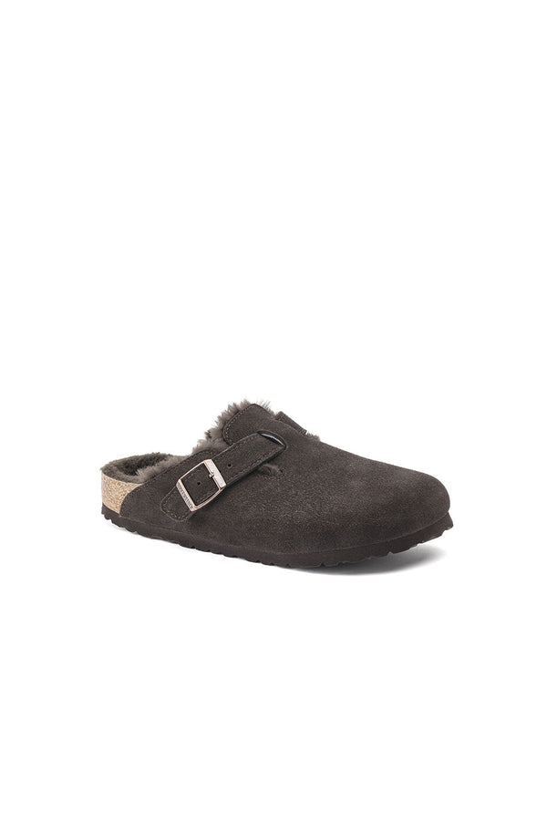 Karen Walker Boston Suede Shearling Regular Fit Mocha