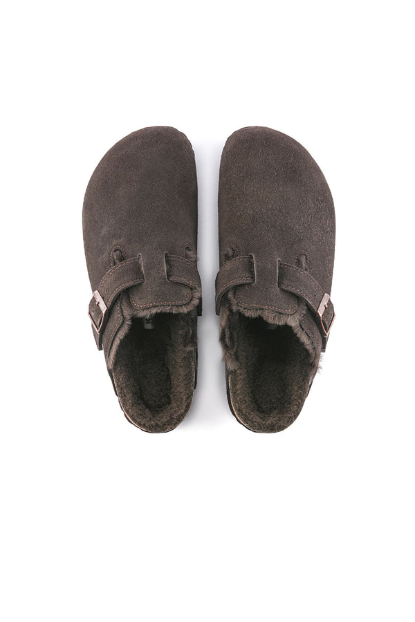 Karen Walker Boston Suede Shearling Regular Fit Mocha