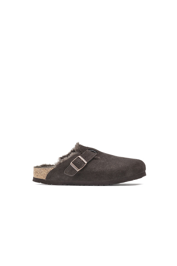 Karen Walker Boston Suede Shearling Regular Fit Mocha