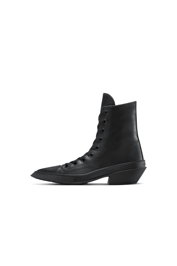 Karen Walker Chuck Taylor 70 De Luxe Pointed Leather X-High Top Black
