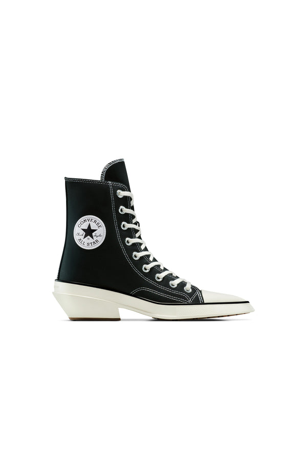 karen walker Chuck Taylor 70 De Luxe Pointed Leather X-High Top Black/White